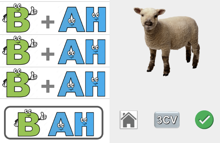 Image of speech tool Daiane created for her son